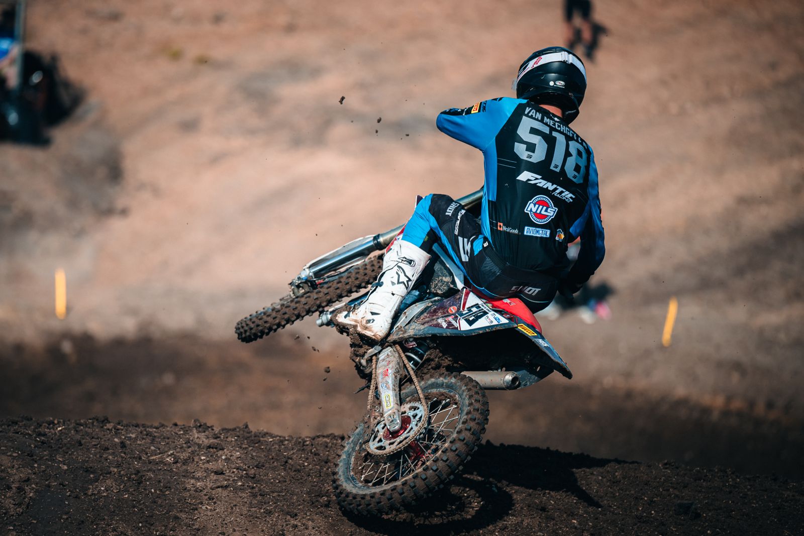 Douwe van Mechgelen achtste in EMX125 in Duitsland