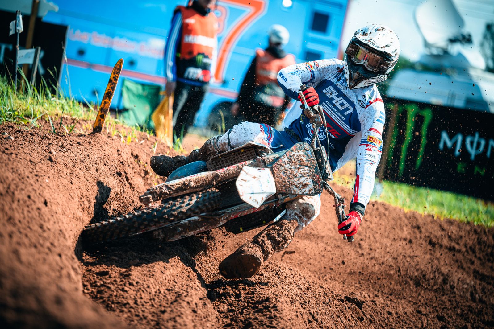 Douwe van Mechgelen in de top vijf in EMX125 Letland