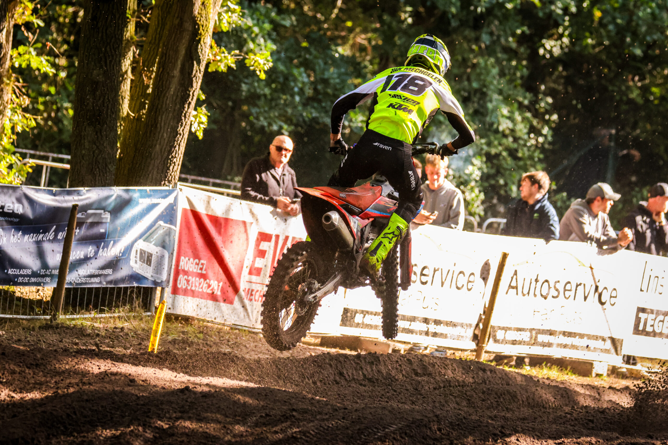 Douwe van Mechgelen zesde tijdens KNMV MX Nationals in Meijel